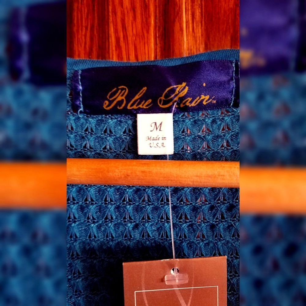 Francesca's "Blue Rain" sweater blouse